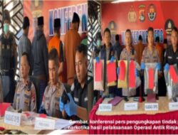 Operasi Antik Rinjani 14 Hari, Polres Dompu, Ungkap 6 Kasus Narkotika Dengan BB Sabu 27,86 Gram