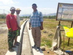 Pembangunan Jaringan Irigasi P3A Anamina Kanan, Selesai Tepat Waktu Dengan Kualitas Pekerjaan Sesuai Standar Teknis.