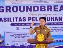 Di Ground Breaking, Bupati, Pelabuhan Kilo Menjadikan Konektivitas Antar Pulau Lebih Dekat.