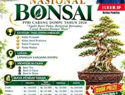 Ayo, Ikuti Kontes Dan Pameran Nasional Bonsai Dan Raih Hadiah Utama 1 Unit Motor Roda 3 Di Lapangan Karijawa 