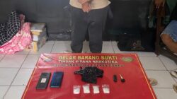 Tim Gabungan Polres Dompu Amankan Seorang Pria Diduga Bandar Narkoba Di Karijawa Utara Dengan BB Sabu, 57,28 Gram.