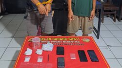 Dua Terduga Pelaku Bandar Sabu di Lingkungan Bali Barat, DiSergap Tim Satresnarkoba Polres Dompu Dengan BB Sabu 23,04 Gram 