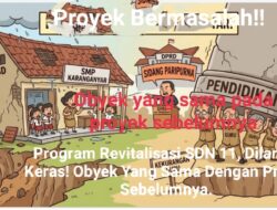 Dilarang Keras! Program Revitalisasi SDN 11 Pajo, Obyek Yang Sama Dengan Proyek Sebelumnya, LBH Pilar Keadilan, Segera Laporkan Ke APH