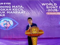 Peringatan HMS, Tema “Love Your Eyes” PJ. Sekda, Berpesan Jaga Mata Berarti Merawat Kesehatan Penglihatan.